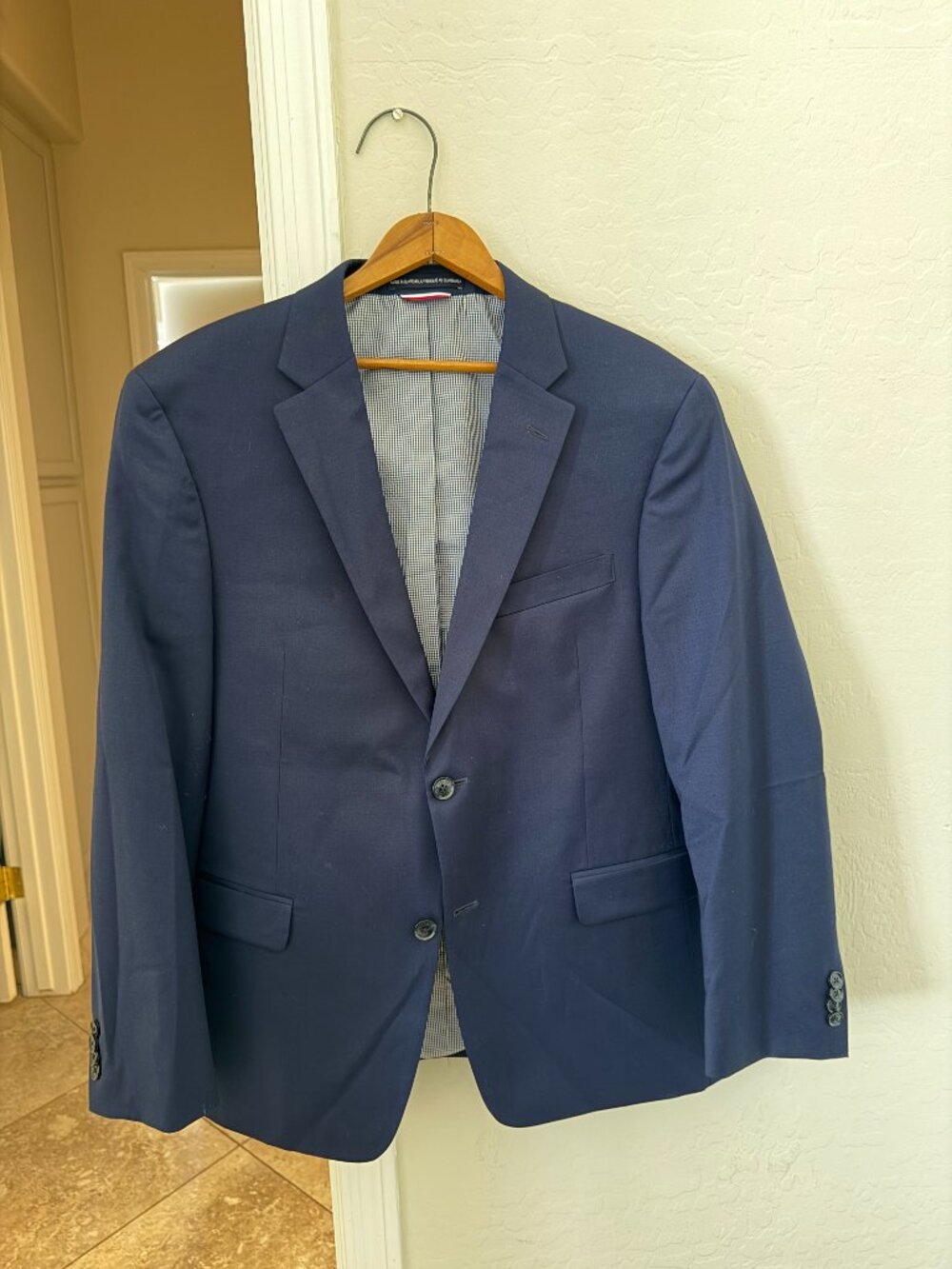 Men's Navy Sport Jacket - 40S